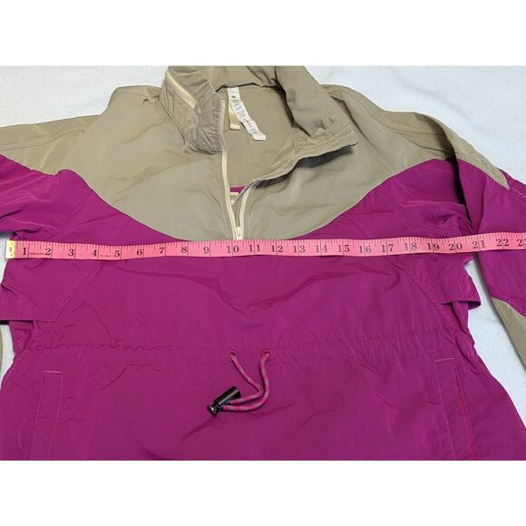 LULULEMON‎ EVERGREEN ANORAK Women's Jacket Sz 6 Prosecco/Ripened Raspberry - Picture 13 of 15